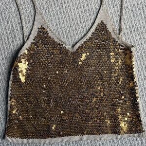 Revolve Superdown sequin knit top